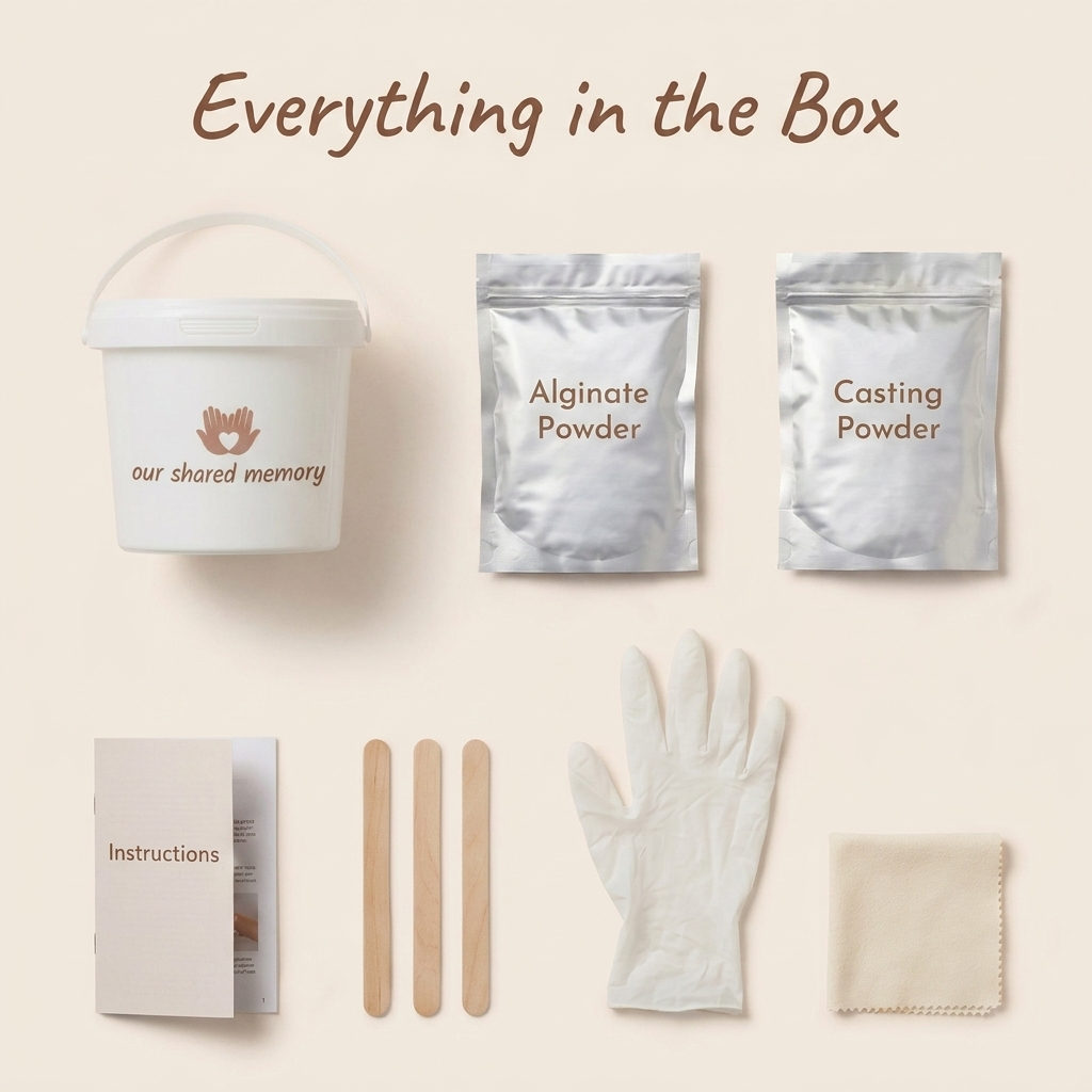 DIY 3D Hand Casting Kit for Couples & Families